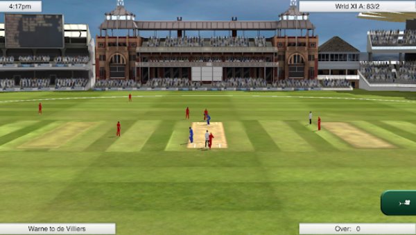 Gameplay screenshot from cricket captain 2019 for Android