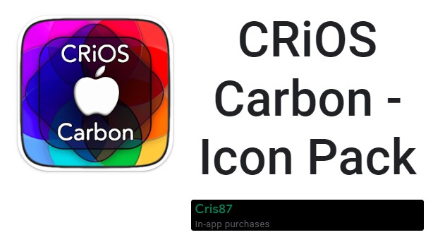 pacote de ícones de carbono crios