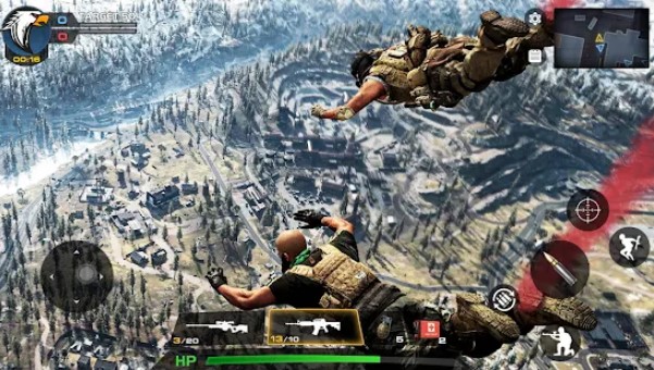 Gameplay screenshot from critical action gun strike ops for Android