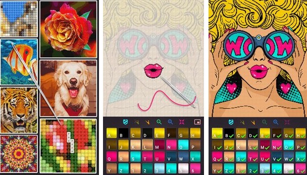 Gameplay screenshot from cross stitch for Android
