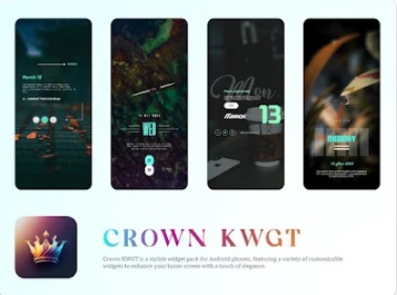 crown kwgt MOD APK Android