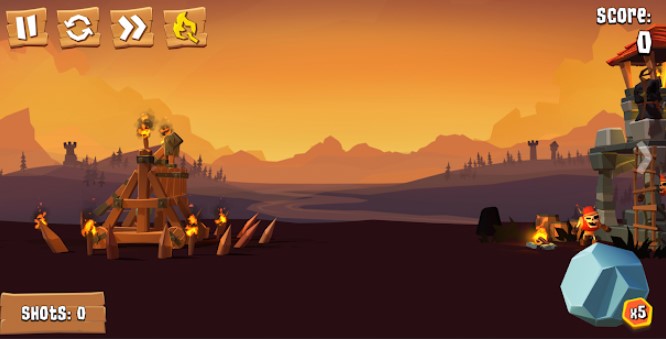 Gameplay screenshot from crush the castle siege master for Android
