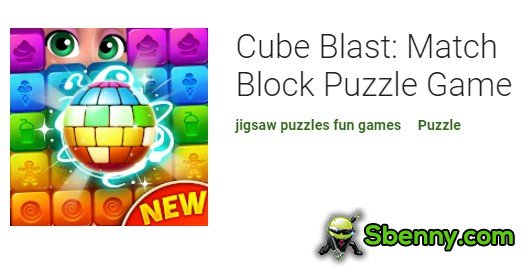 juego de rompecabezas de bloques de combinación de explosión de cubos