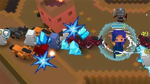 Gameplay screenshot from cube knight battle of camelot for Android