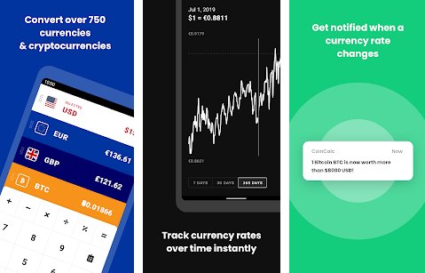 Gameplay screenshot from currency converter coincalc for Android