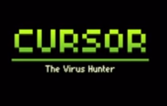 Cursor, um den Virus Jäger