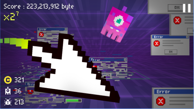 Gameplay screenshot from cursor the virus hunter for Android