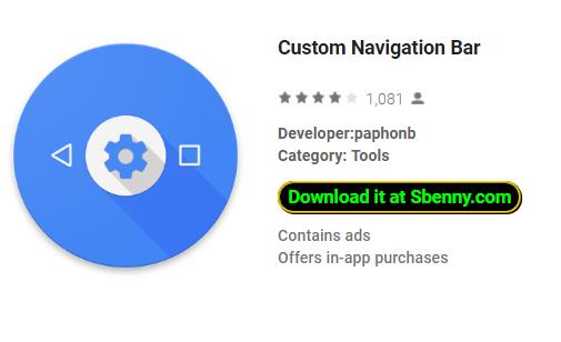 custom navigation bar
