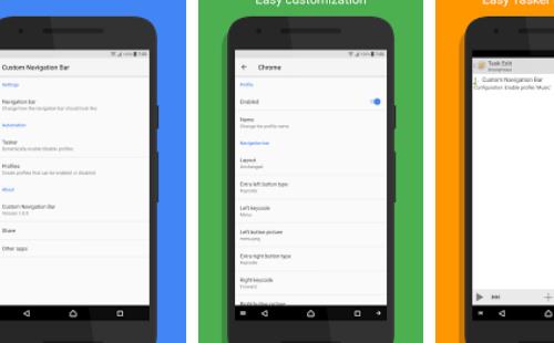 Gameplay screenshot from custom navigation bar for Android