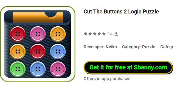cut the buttons 2 logic puzzle