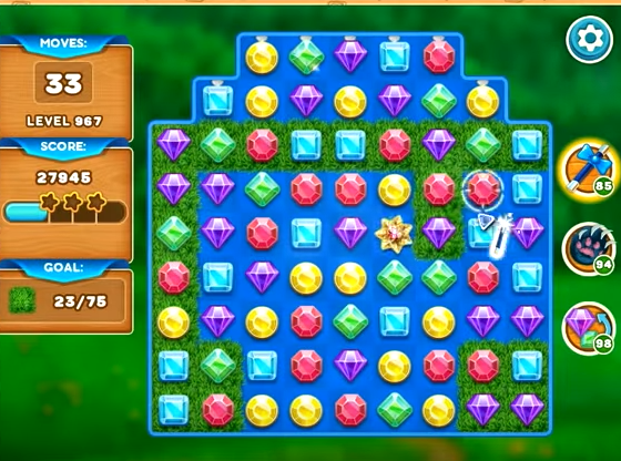 Gameplay screenshot from cute cats magic adventure for Android