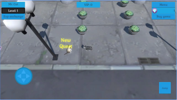 Gameplay screenshot from cute pocket cat and puppy 3d for Android