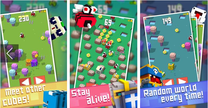 Gameplay screenshot from cute runner keep rolling unreleased for Android