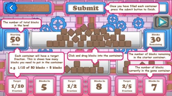 Gameplay screenshot from choco block for Android