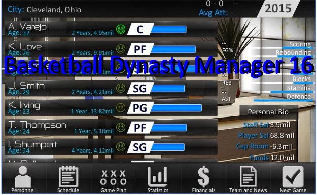  Basketball Dynasty Manager 16