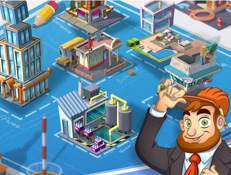 Gameplay screenshot from Build Away Idle City Builder for Android
