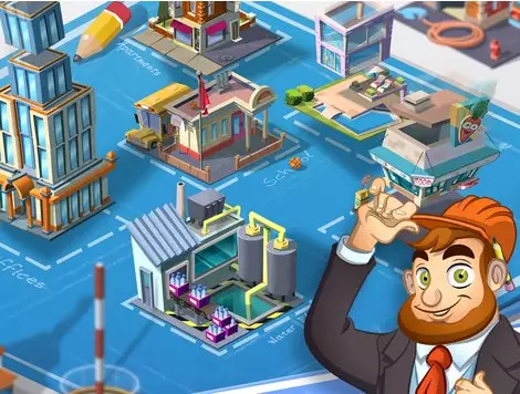 Gameplay screenshot from Build Away Idle City Builder for Android