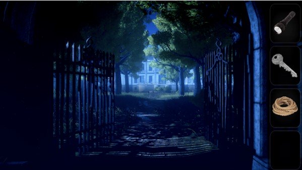 Gameplay screenshot from a simple mistake first person graphic adventure for Android