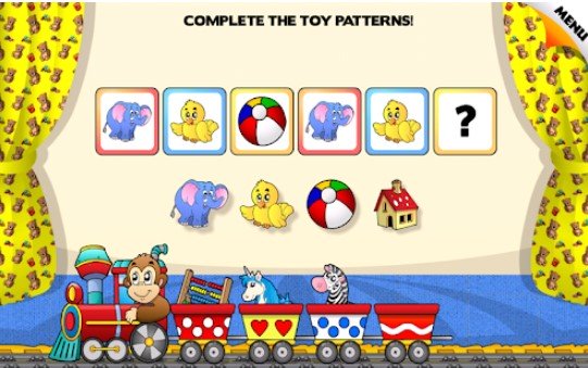 Gameplay screenshot from abby monkey basic skills preschool learning games for Android