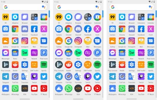 Gameplay screenshot from adaptive icon pack for Android