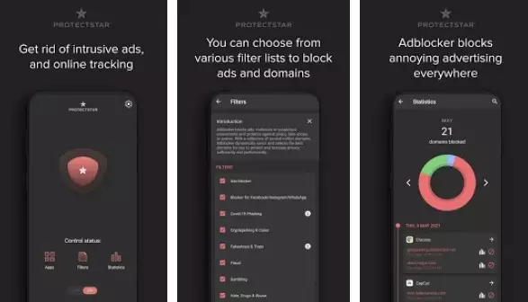 Gameplay screenshot from adblocker block ads for all web browsers for Android