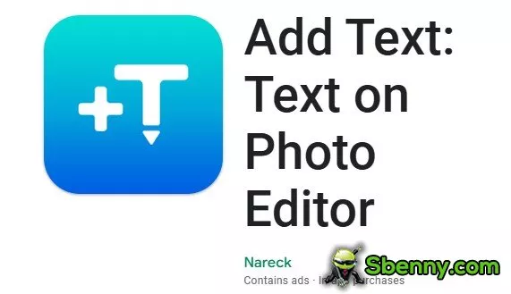 add text text on photo editor