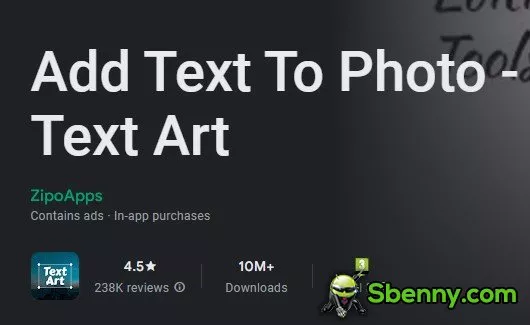 add text to photo text art