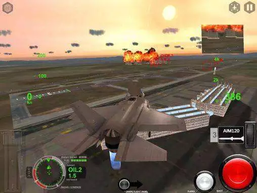 Gameplay screenshot from airfighters pro for Android