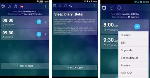Gameplay screenshot from alarm clock xtreme and timer for Android
