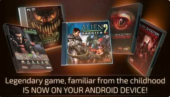 Gameplay screenshot from alien shooter 2 reloaded for Android