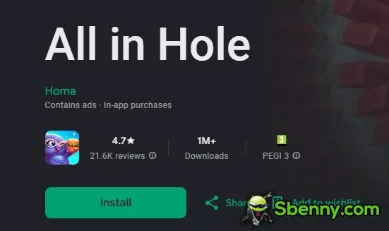 all in hole