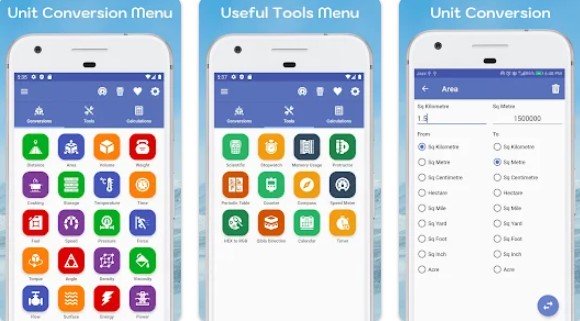 Gameplay screenshot from all in one unit converter pro for Android