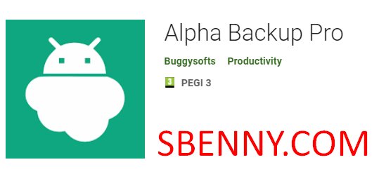 alpha backup pro