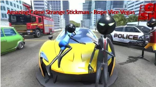  Amazing Crime Strange Stickman - Rope Vice Vegas