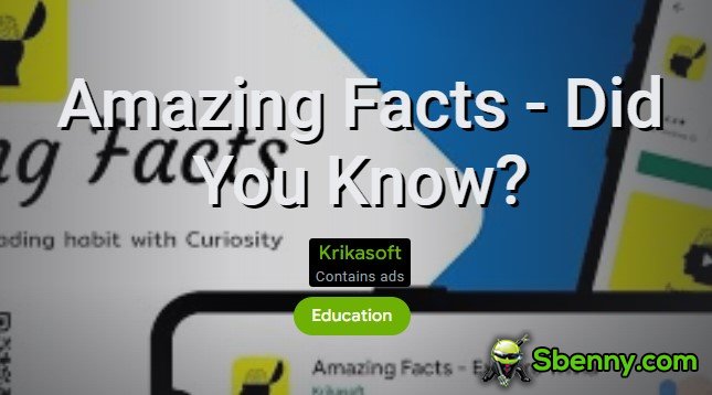  Amazing Facts - Did You Know?