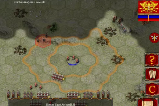 Gameplay screenshot from ancient battle rome for Android