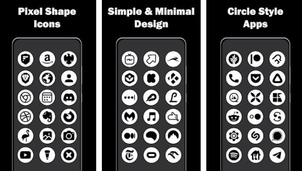 Gameplay screenshot from android 12 white icon pack for Android