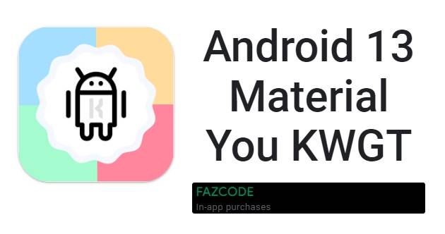  Android 13 Material You KWGT