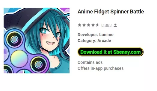 anime fidget spinner battle