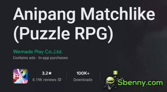 anipang matchlike puzzle rpg