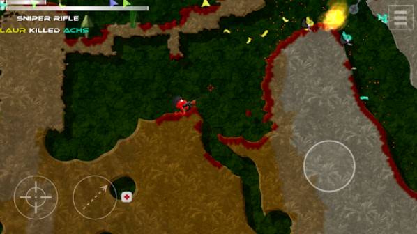 Gameplay screenshot from annelids online battle for Android