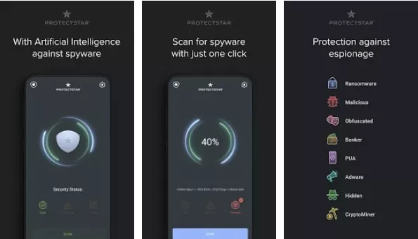 Gameplay screenshot from anti spy and spyware scanner for Android