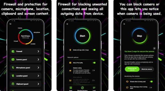 Gameplay screenshot from anti spy detector and firewall for Android