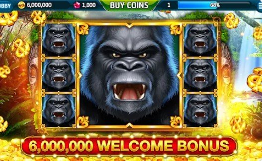 Gameplay screenshot from ape slots vegas casino deluxe for Android