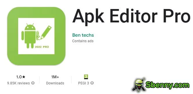  Apk Editor Pro