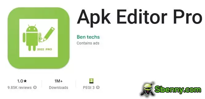  Apk Editor Pro