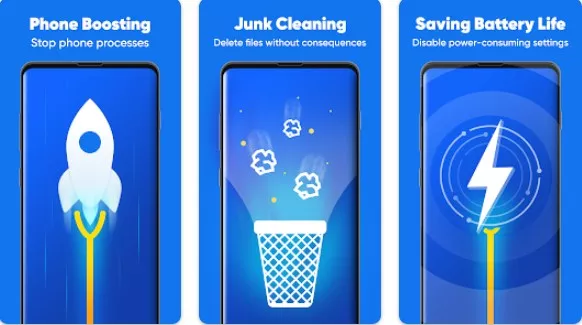 Gameplay screenshot from app booster lite ram cleaner for Android