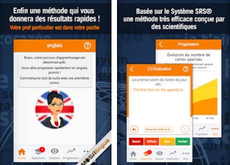 Gameplay screenshot from apprendre l anglais business for Android
