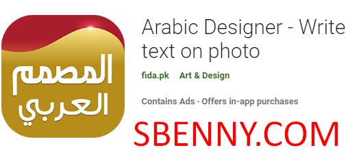 arabic designer write text on photo