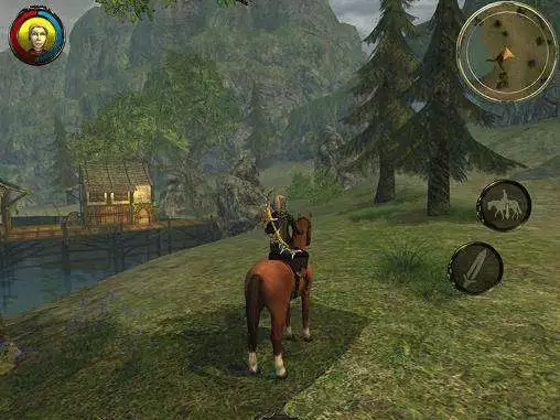 Gameplay screenshot of Aralon: Forge and Flame 3d RPG MOD APK on Android